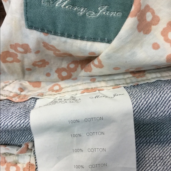 Mary Jane Blue Jeans Vest Size S - Picture 4 of 4
